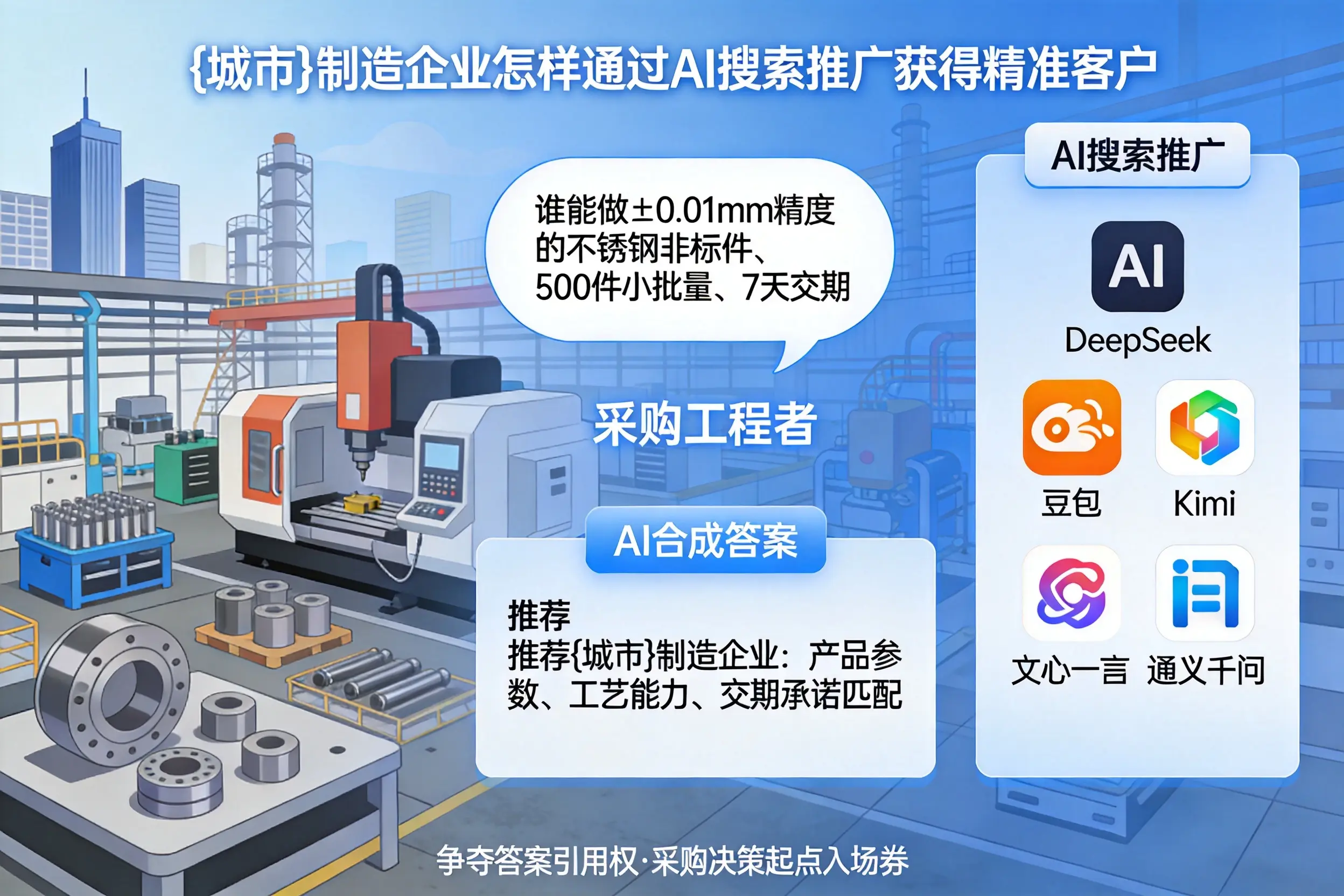 忻州制造企业怎样通过AI搜索推广获得精准客户
