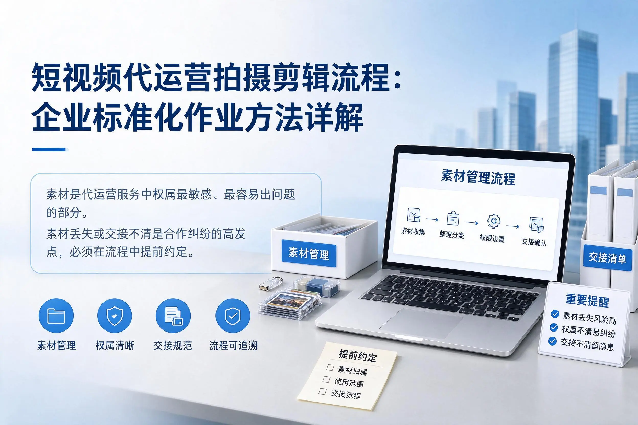 短视频代运营拍摄剪辑流程:忻州企业标准化作业方法详解