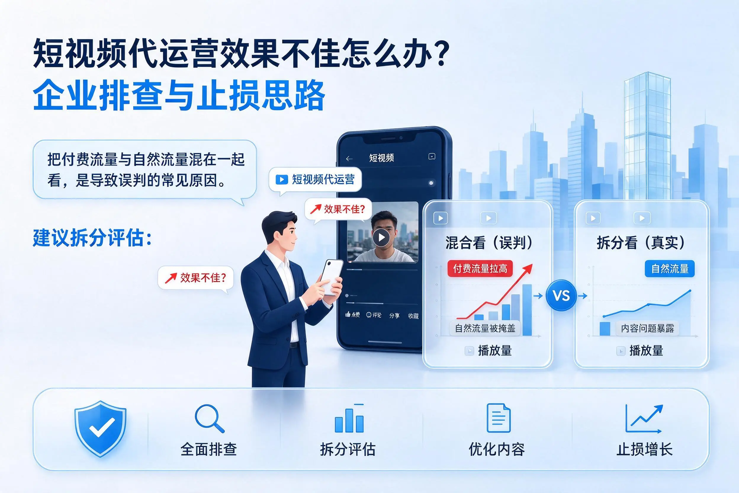 短视频代运营效果不佳怎么办?忻州企业排查与止损思路